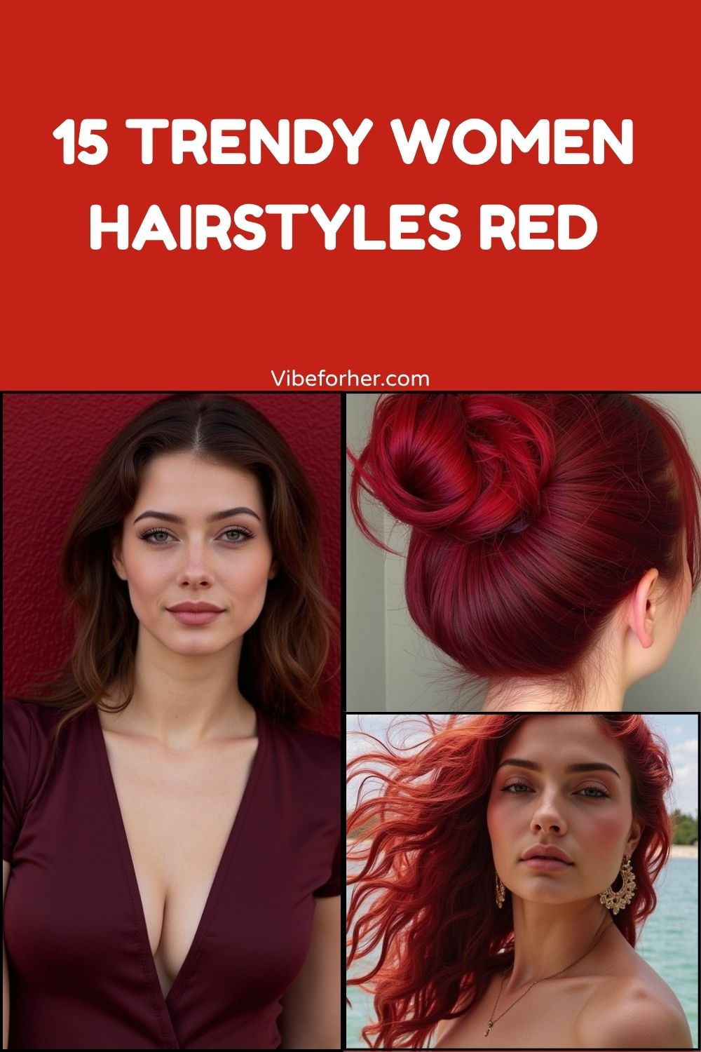 15 Trendy Women Hairstyles Red
