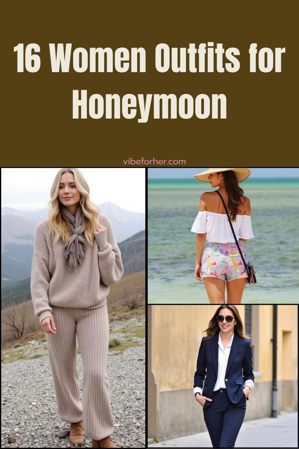 16 Women Outfits for Honeymoon