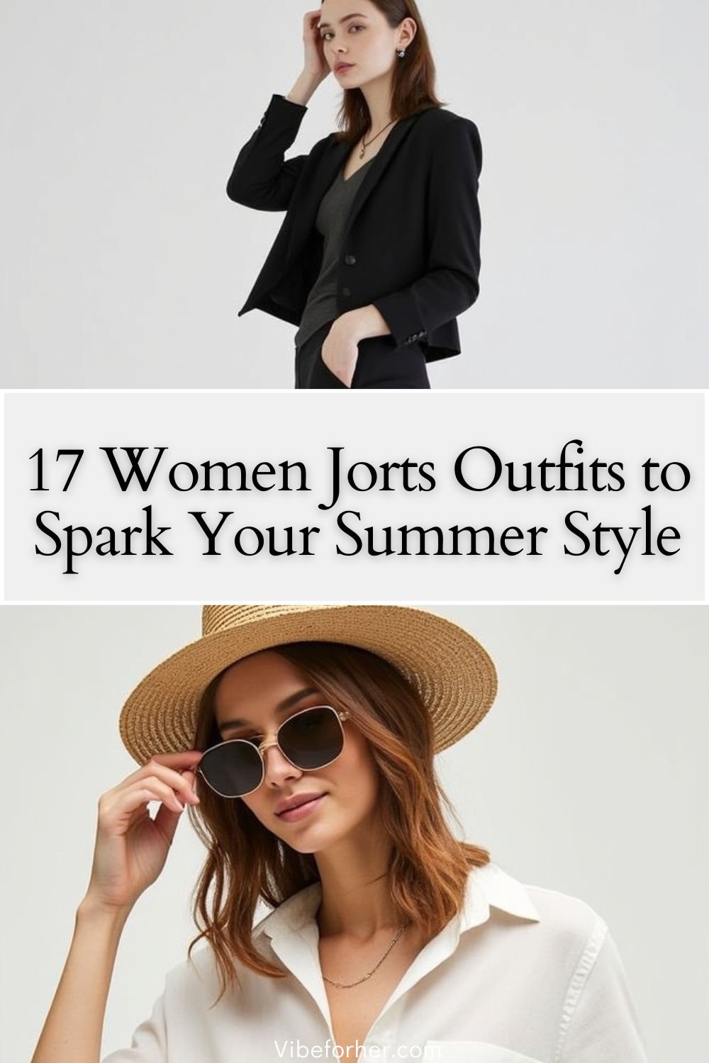 17 Women Jorts Outfits to Spark Your Summer Style