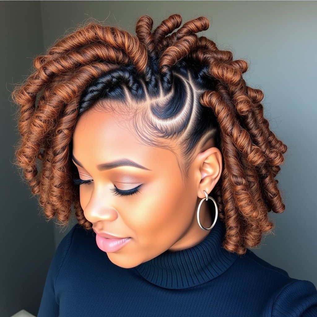 Zig Zag Part With Passion Twists