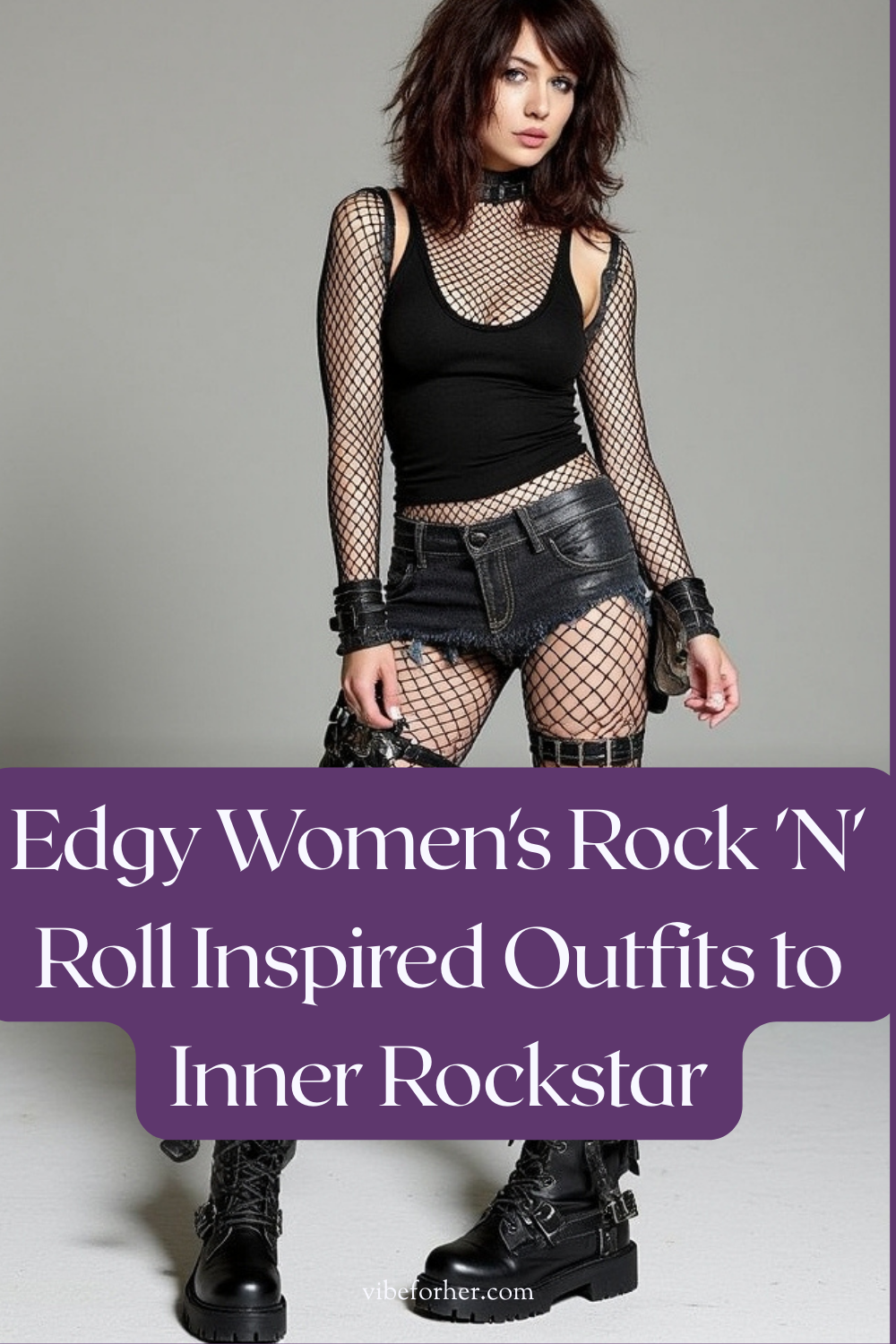 Edgy Women's Rock 'N' Roll Inspired Outfits to Inner Rockstar