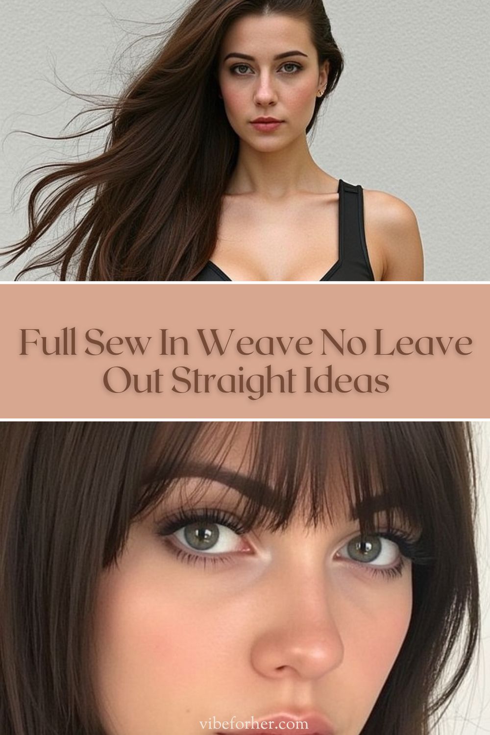 Full Sew In Weave No Leave Out Straight Ideas