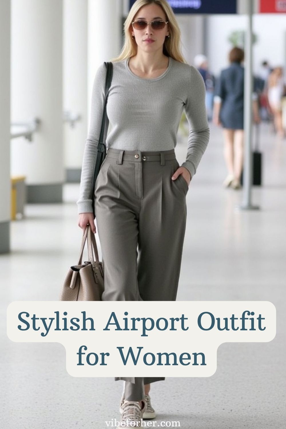 Stylish Airport Outfit for Women