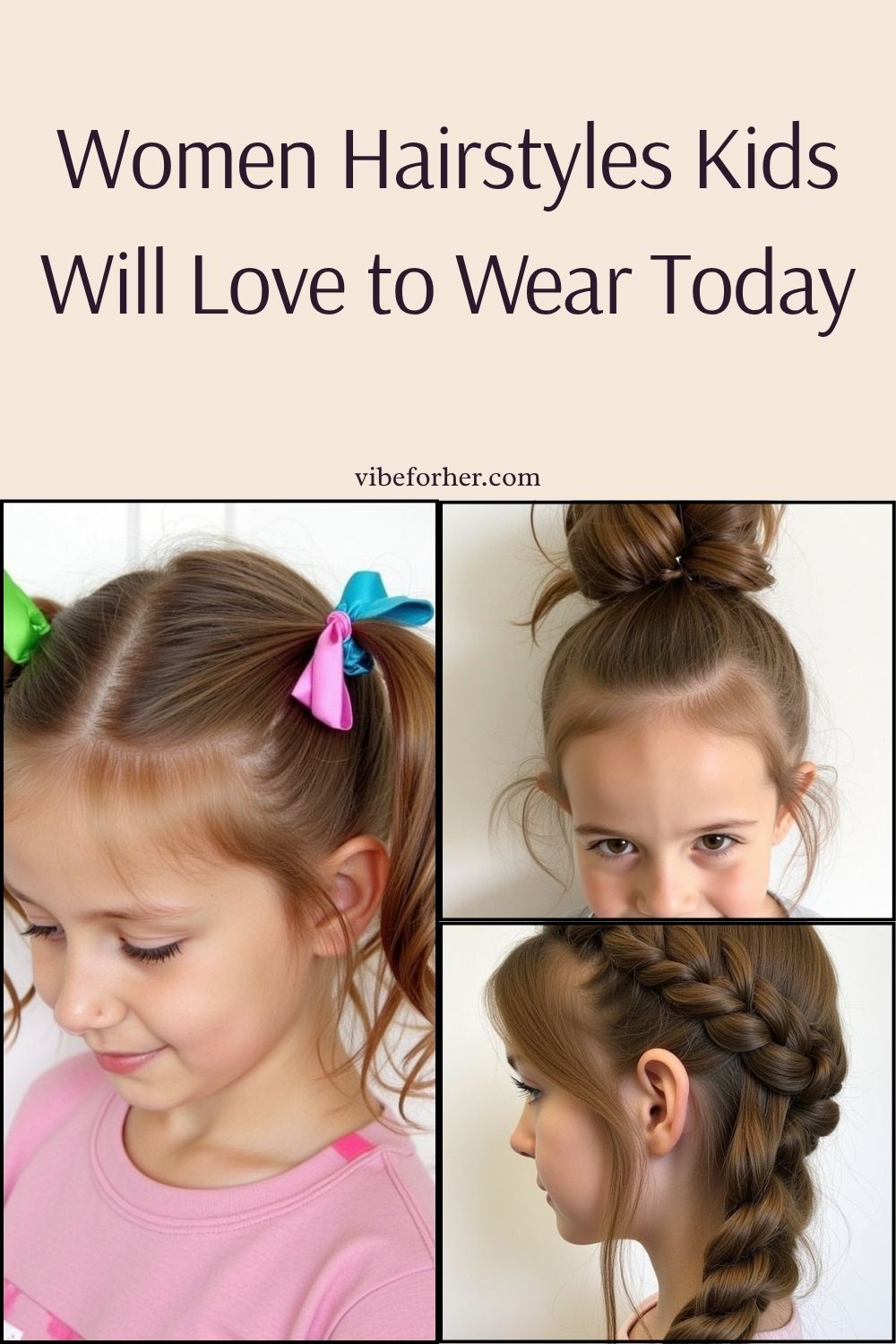 Women Hairstyles Kids Will Love to Wear Today