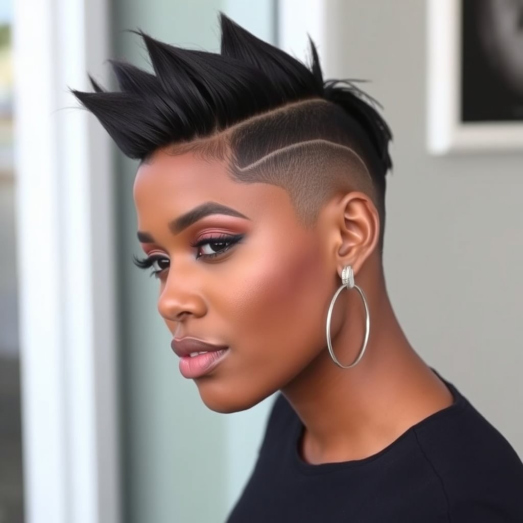 Bold Zig Zag With Shaved Sides
