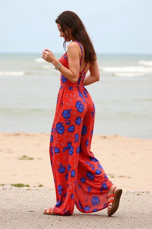 bold jumpsuit travel essential