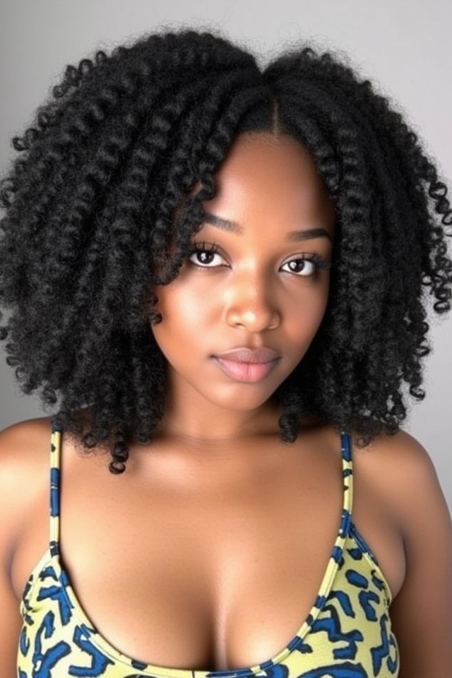 bouncy curls from twisting