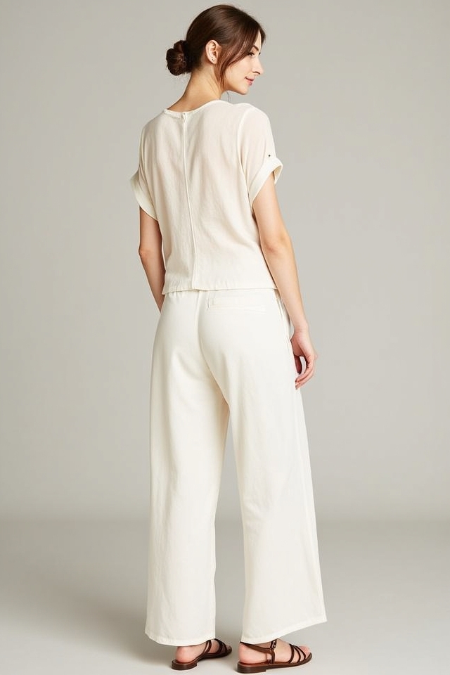 breezy wide leg pants tunic