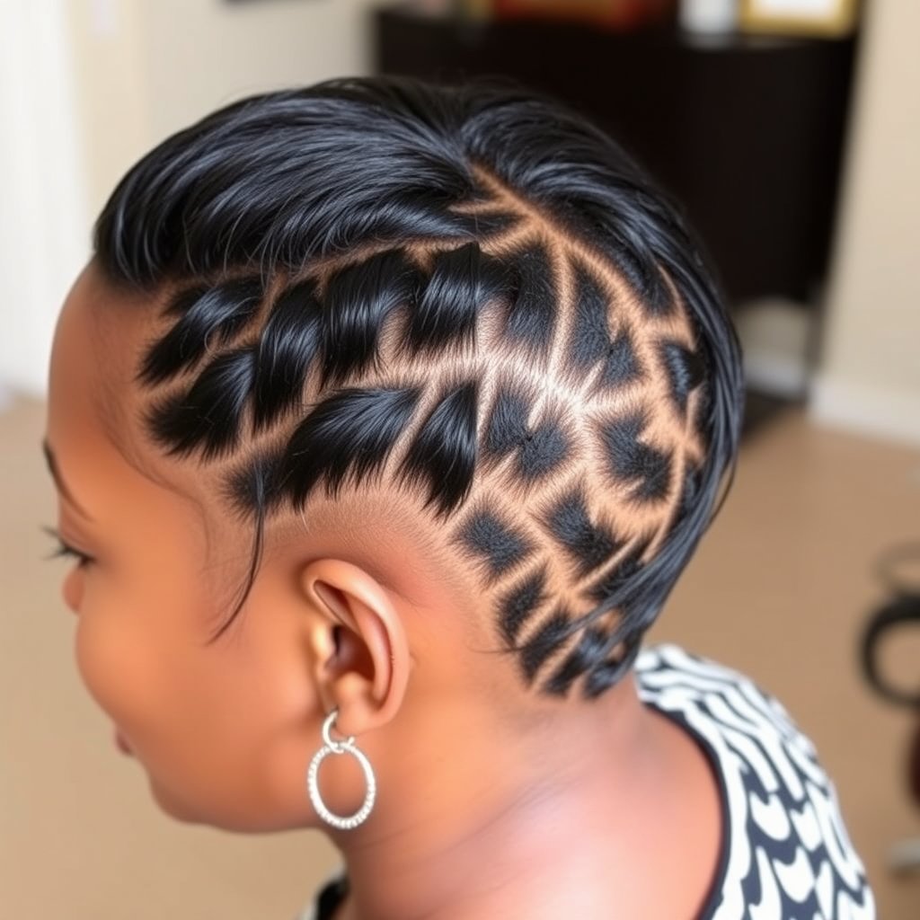 Crisscross Zig Zag Pattern