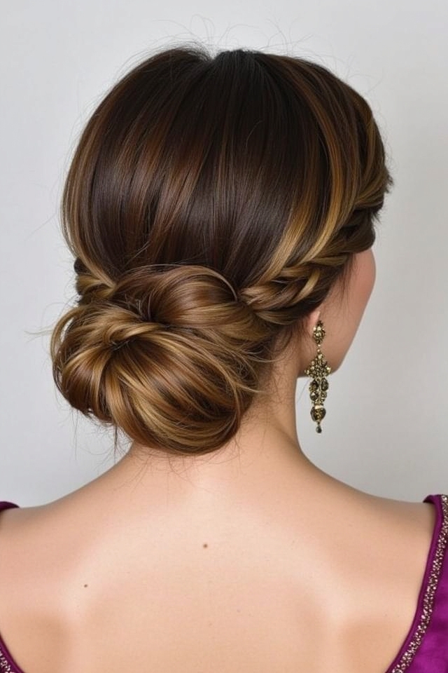 chic twisted side hairstyle