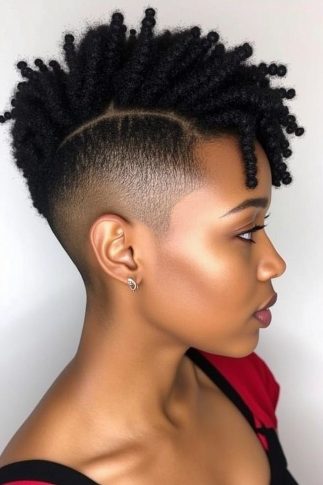 confident tapered natural style