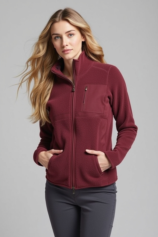 cozy lightweight fleece jacket