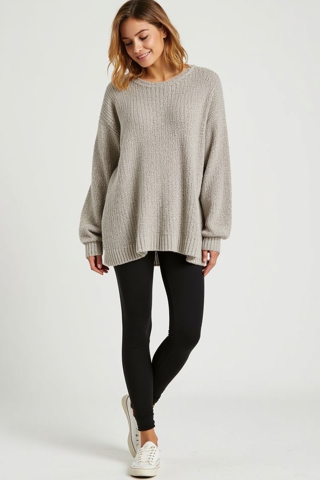 cozy oversized sweater combo
