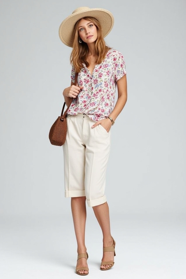 cropped pants breezy ensemble