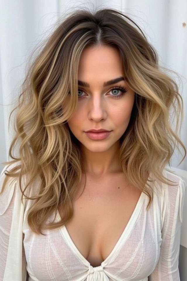dreamy wavy boho layers