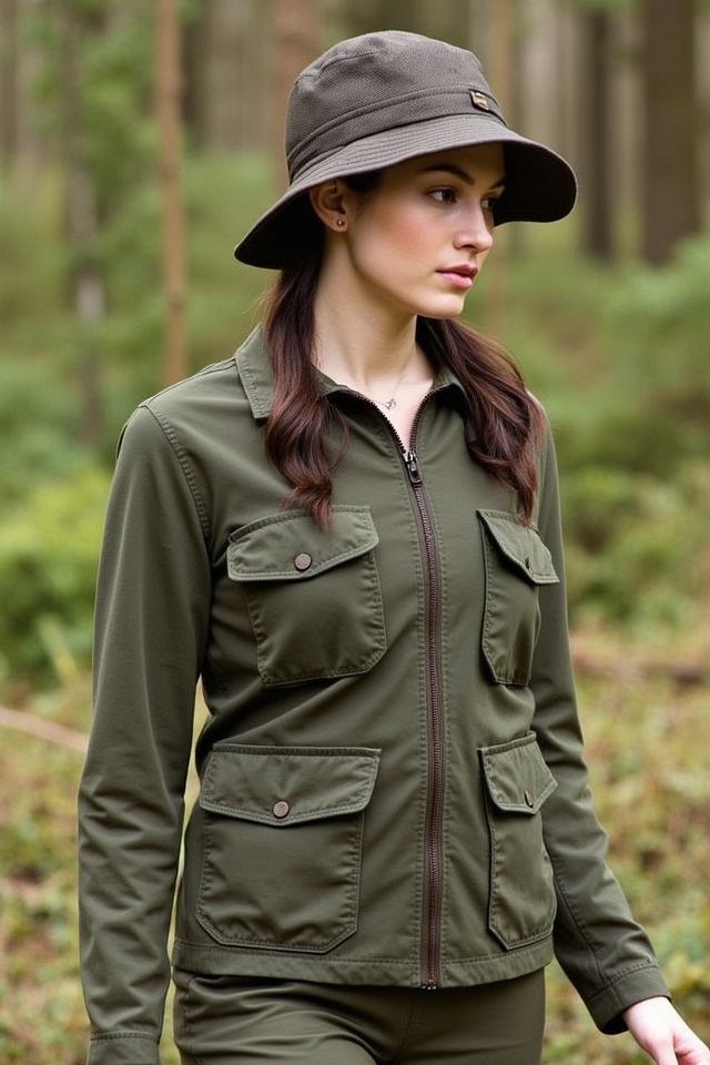 earth tone forest escape attire