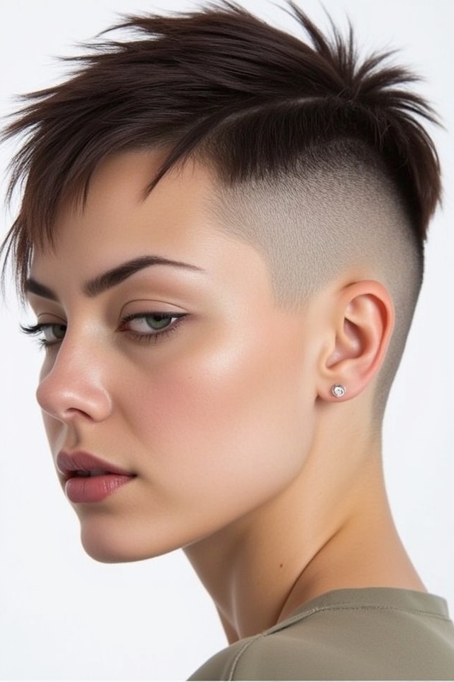 edgy undercut for ovals