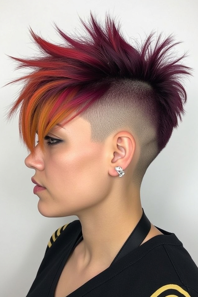 edgy undercut wolf layers