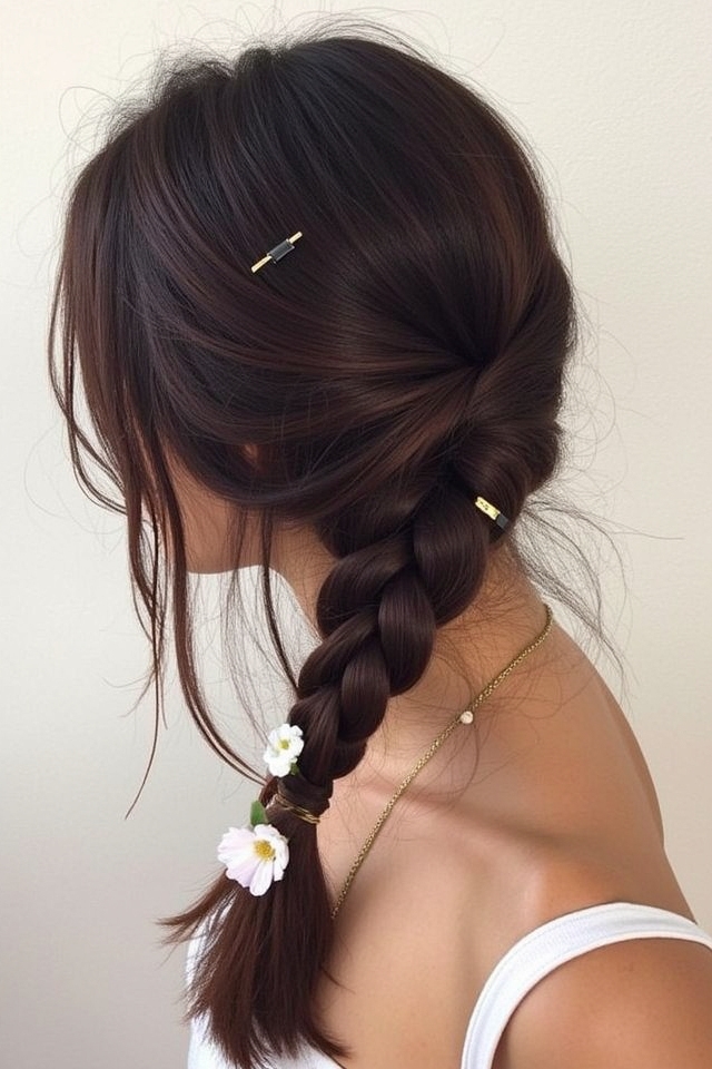 effortlessly chic bohemian braid