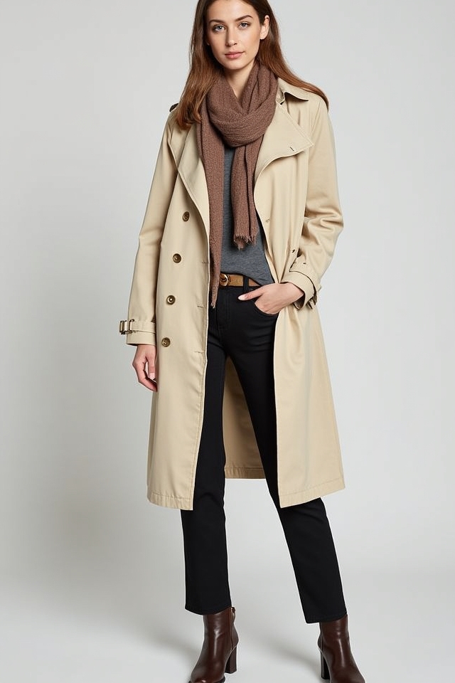 elegant versatile trench coat