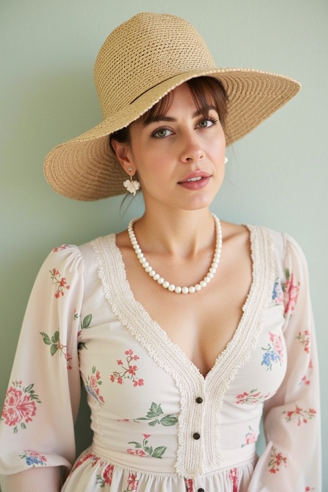 floral prints and pastels
