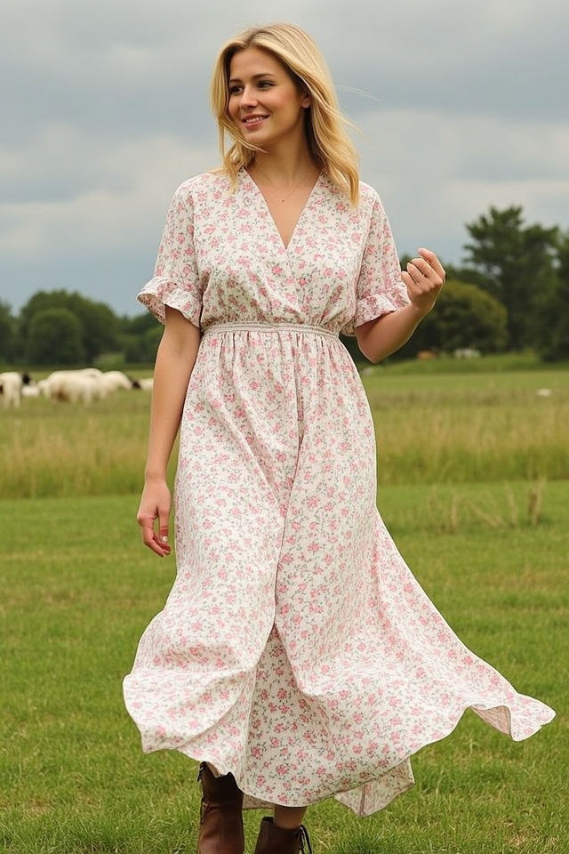 flowy dresses relaxed farmwear