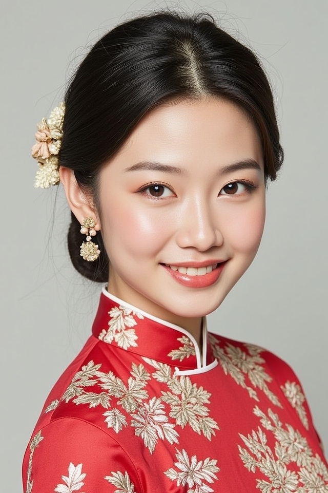 graceful traditional vietnamese attire