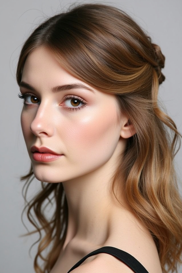half up half down