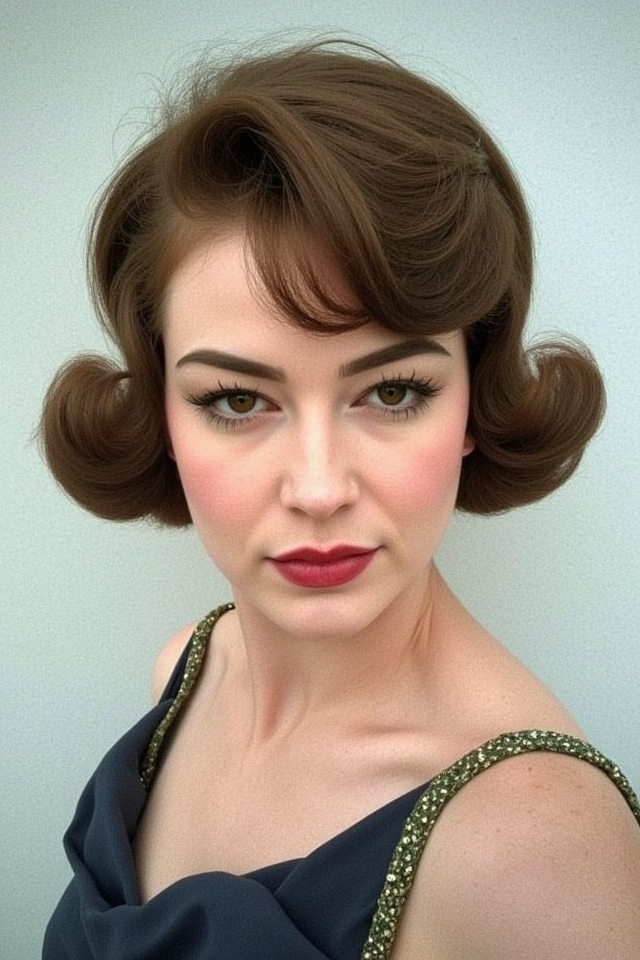 iconic 1950s poodle perm