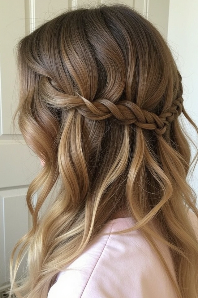 intricate french braid hairstyle