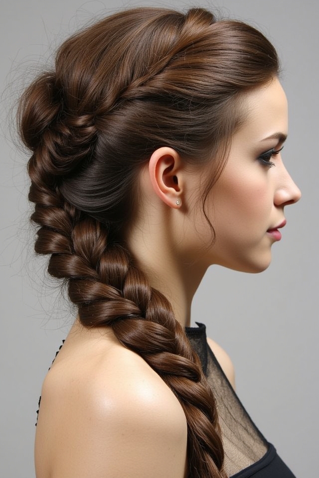 intricate indian fishtail braid