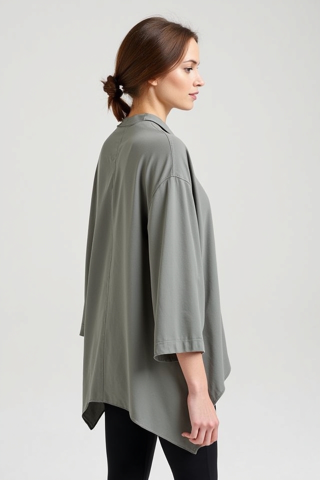 layered tunic skinny outfit