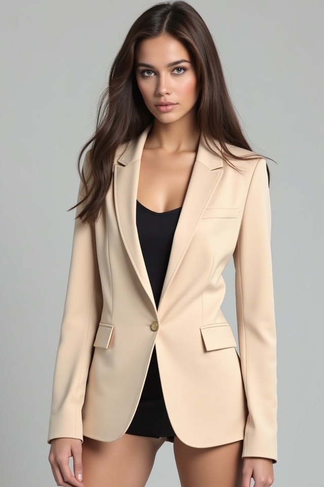 lightweight blazer over tank