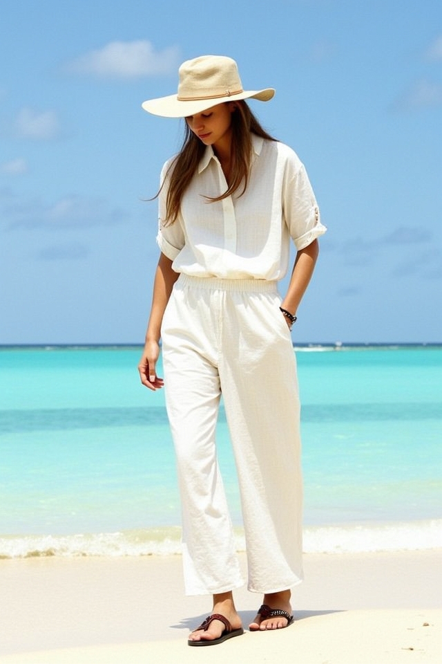 lightweight linen jumpsuit outings
