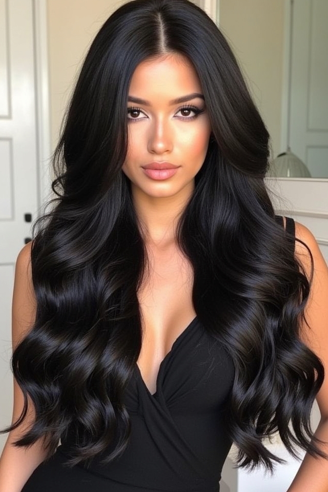 long and lustrous layers