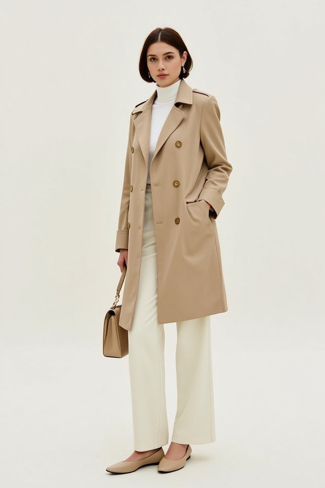 minimalist neutral tones ensemble