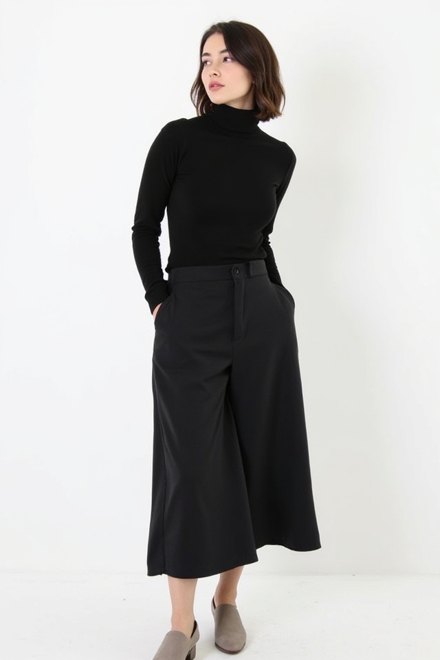 monochrome sleek casual elegance