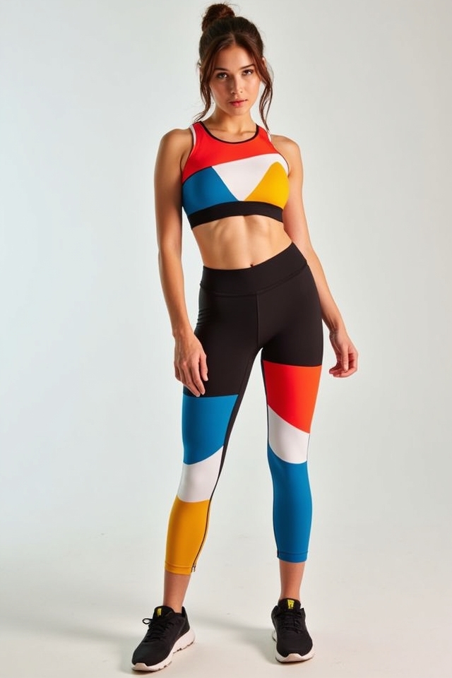 playful vibrant color blocks