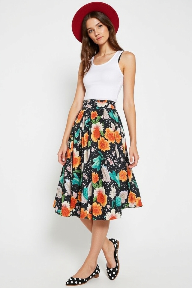 playful vibrant skirt styles