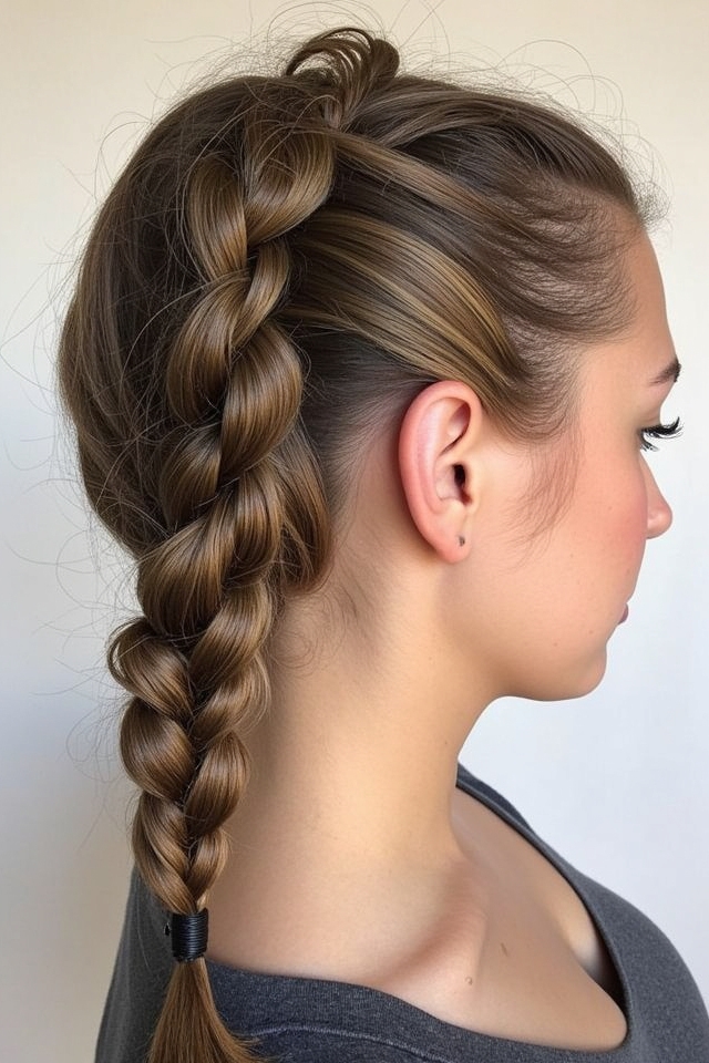 raised bold textured braids