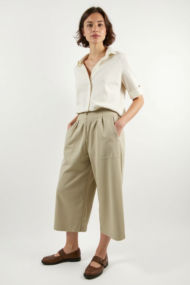 relaxed breathable travel outfit