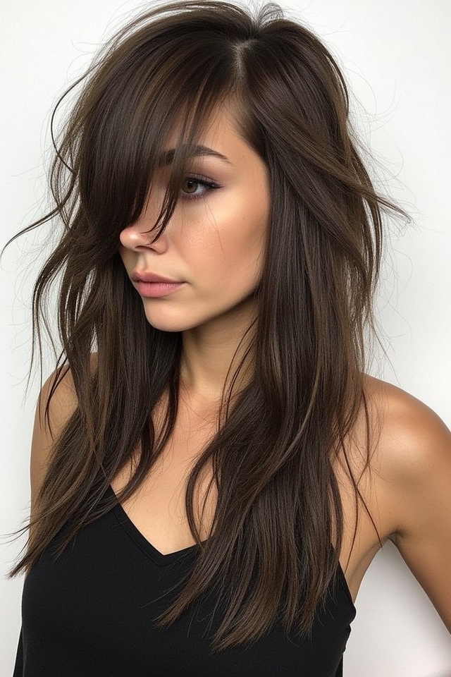 rugged uneven choppy layers
