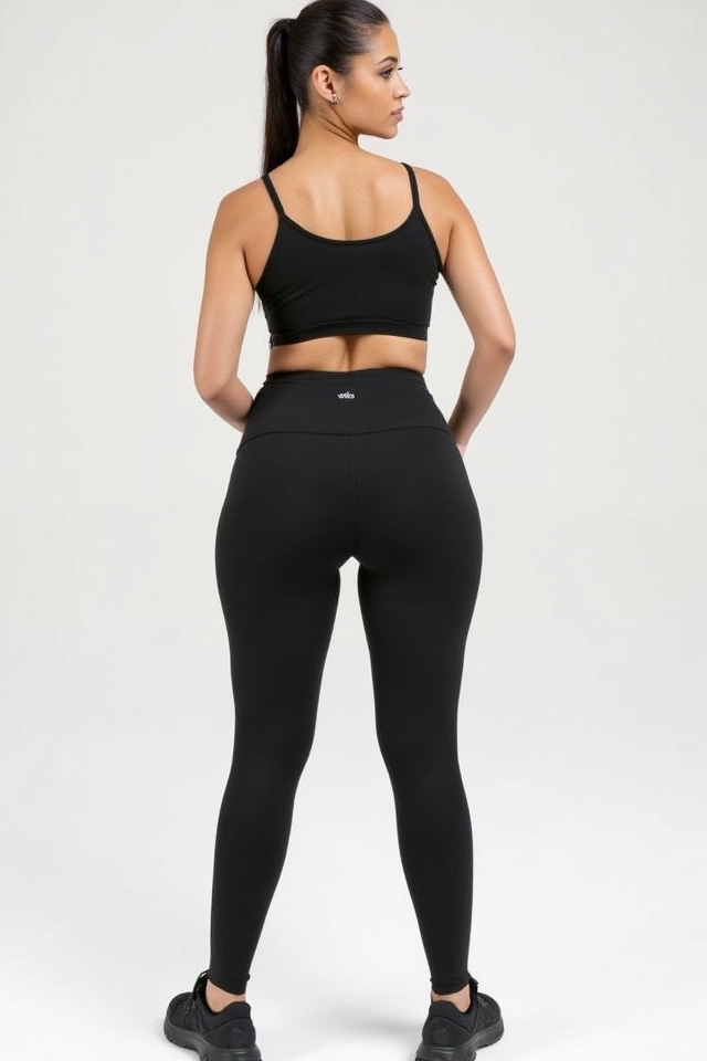 sleek all black ensemble