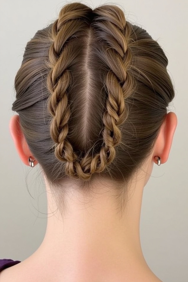 stunning practical braided crown