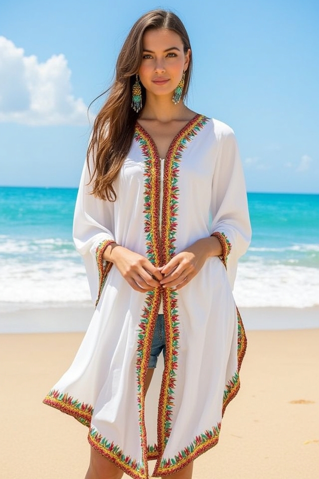 stylish kaftan beach vibes