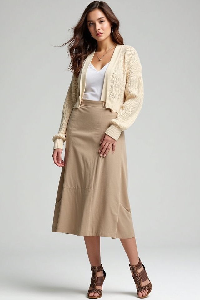 summer lightweight cardigan combo