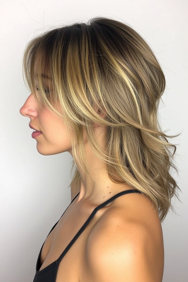 surfer vibe wavy mullet