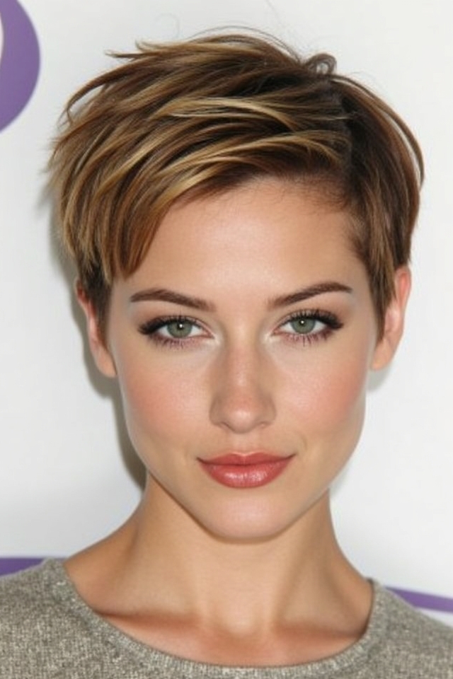 timeless cropped pixie style
