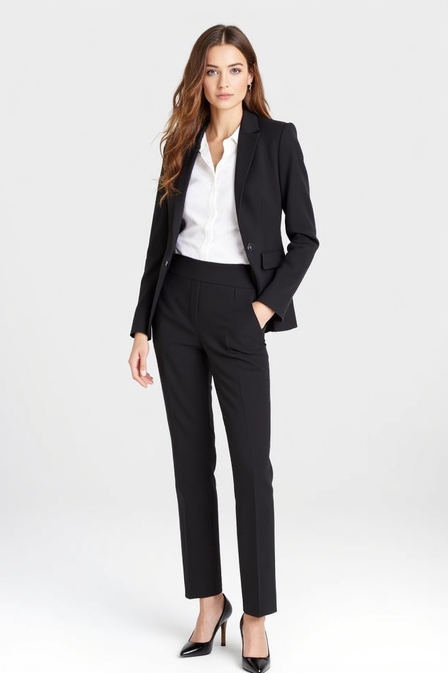timeless elegant blazer ensemble
