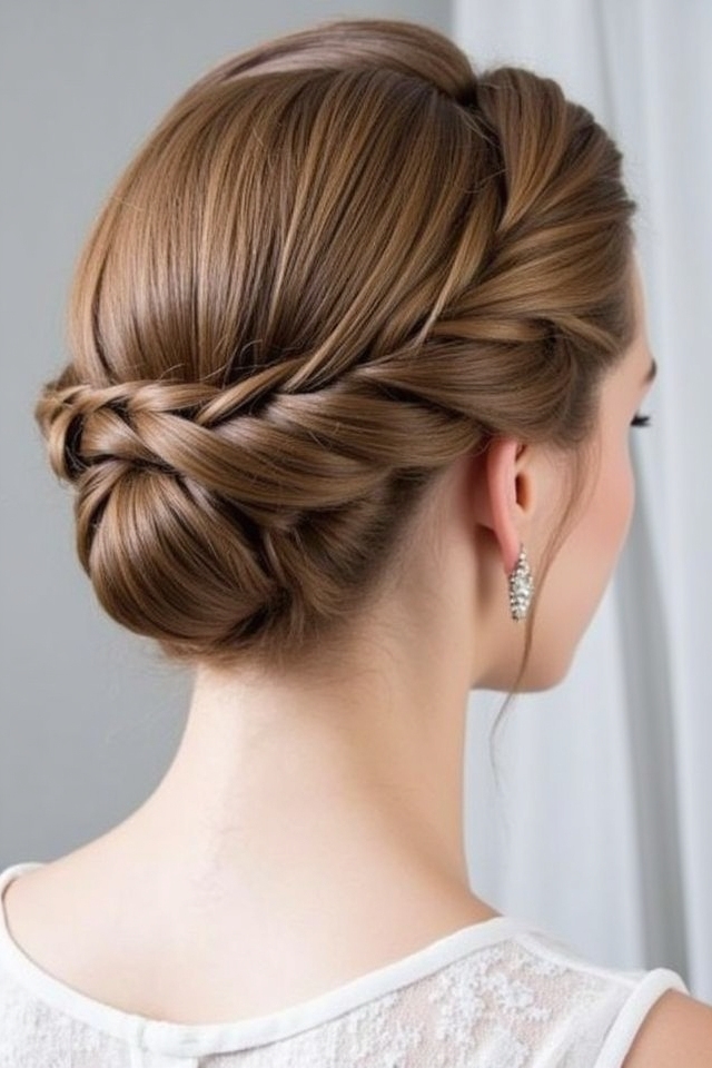 timeless elegant braided crown